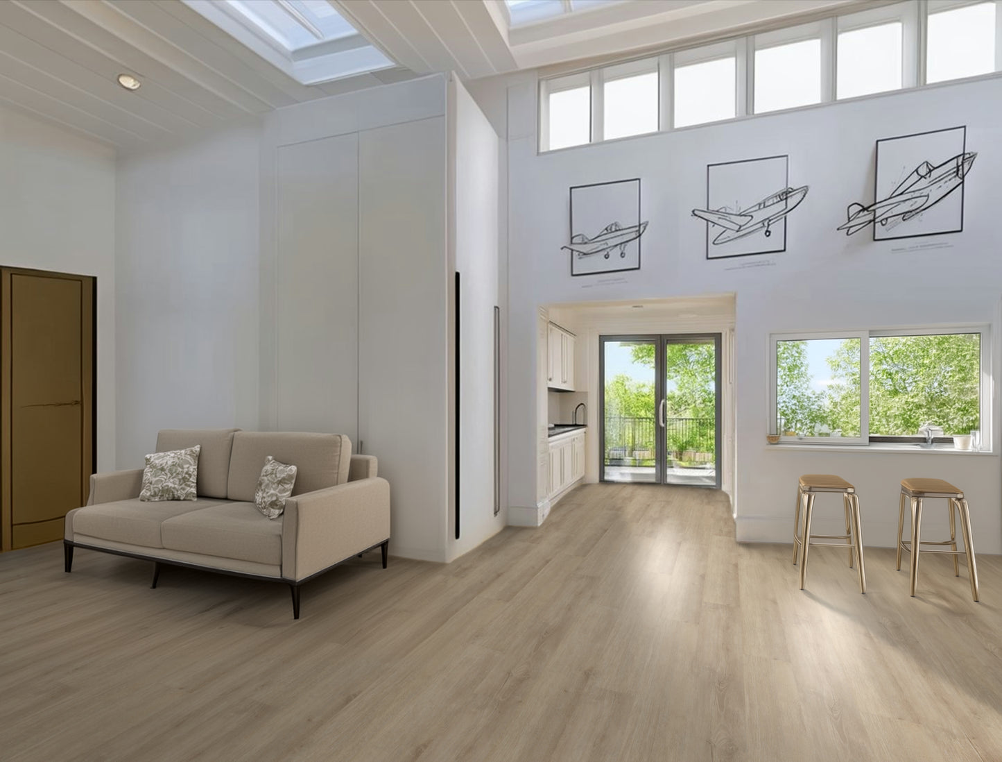 MONTCLAIR Palermo Valley Oak 22 MIL Waterproof Click Lock Luxury Vinyl Plank Flooring (19.02 sq. ft./case) Palermo