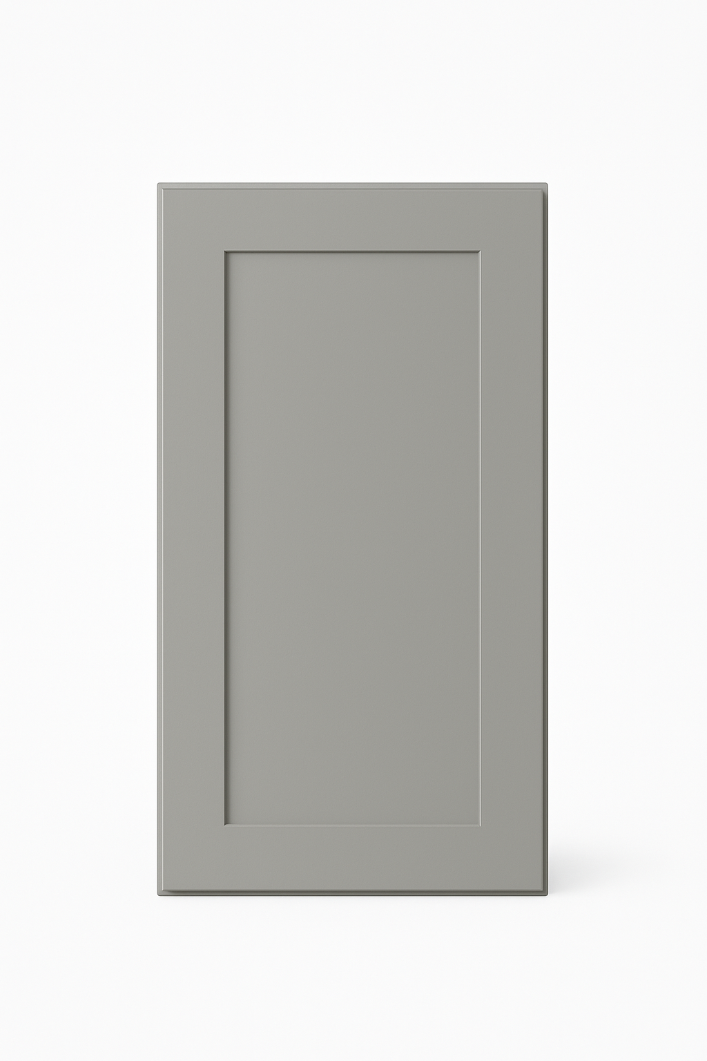Heather Gray Solid Wood Kitchen Cabinet, Soft Close Door and Drawer