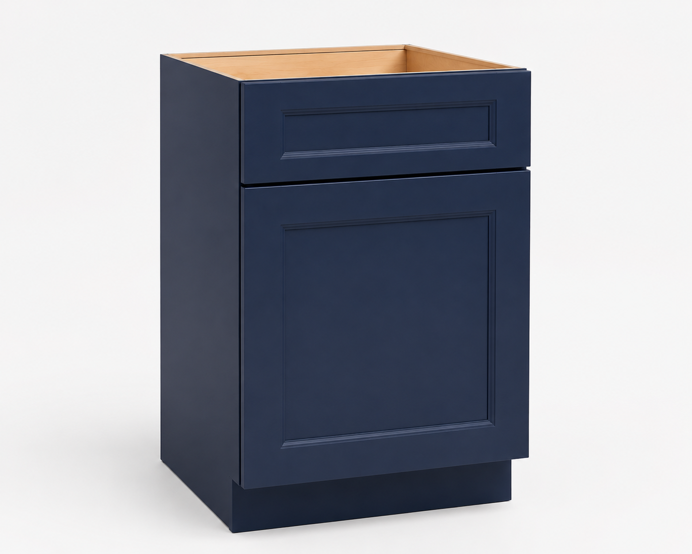 Navy Blue Kitchen Cabinet – Solid Wood, Soft-Close, Ready-to-Install (H3 Series)